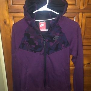 Nike full zip hooded jacket